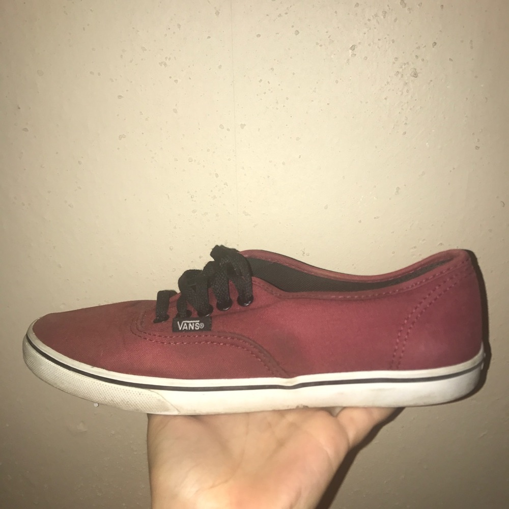 maroon vans